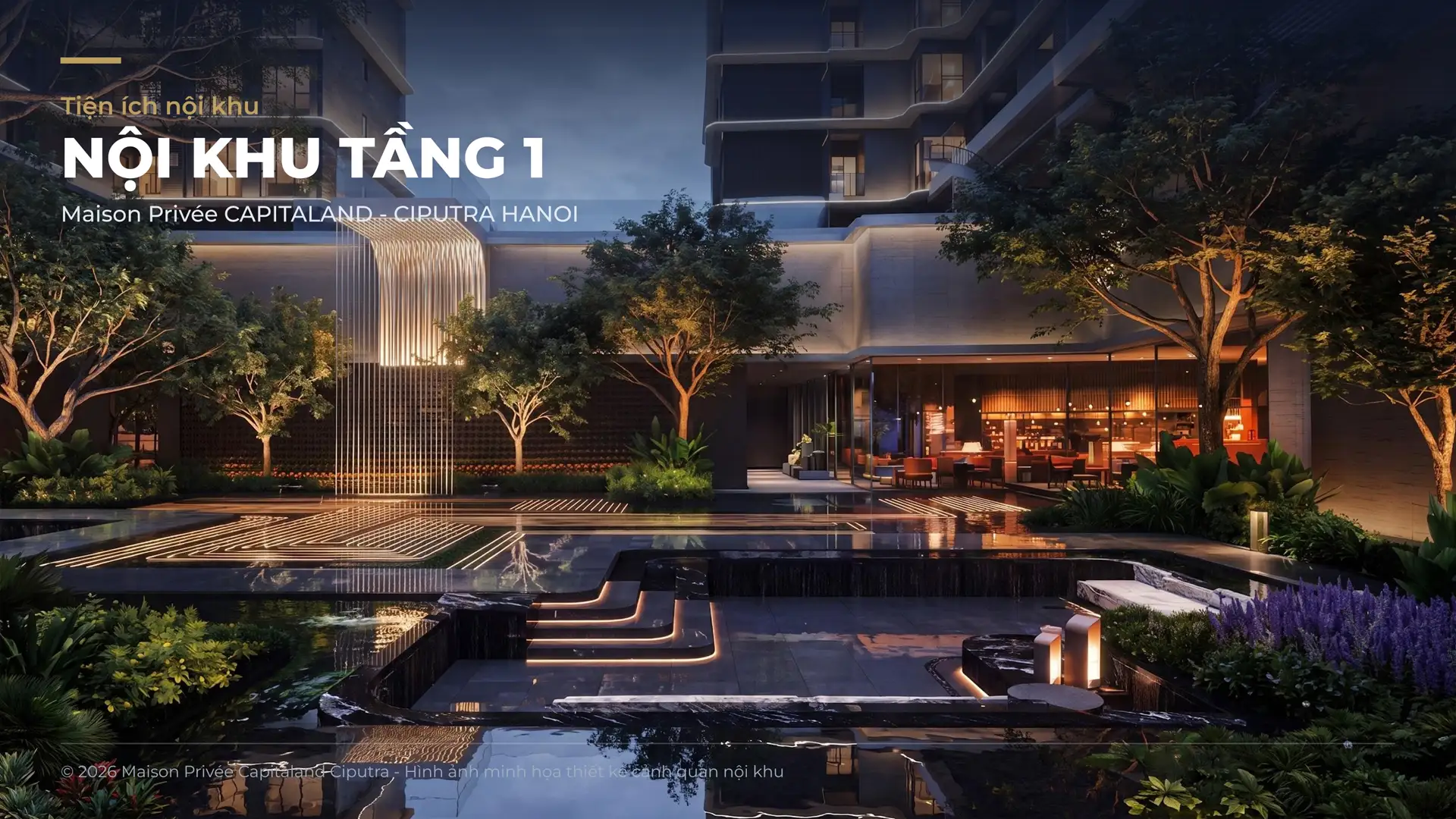 Hệ thống tiện ích cao cấp tại Maison Privée Ciputra