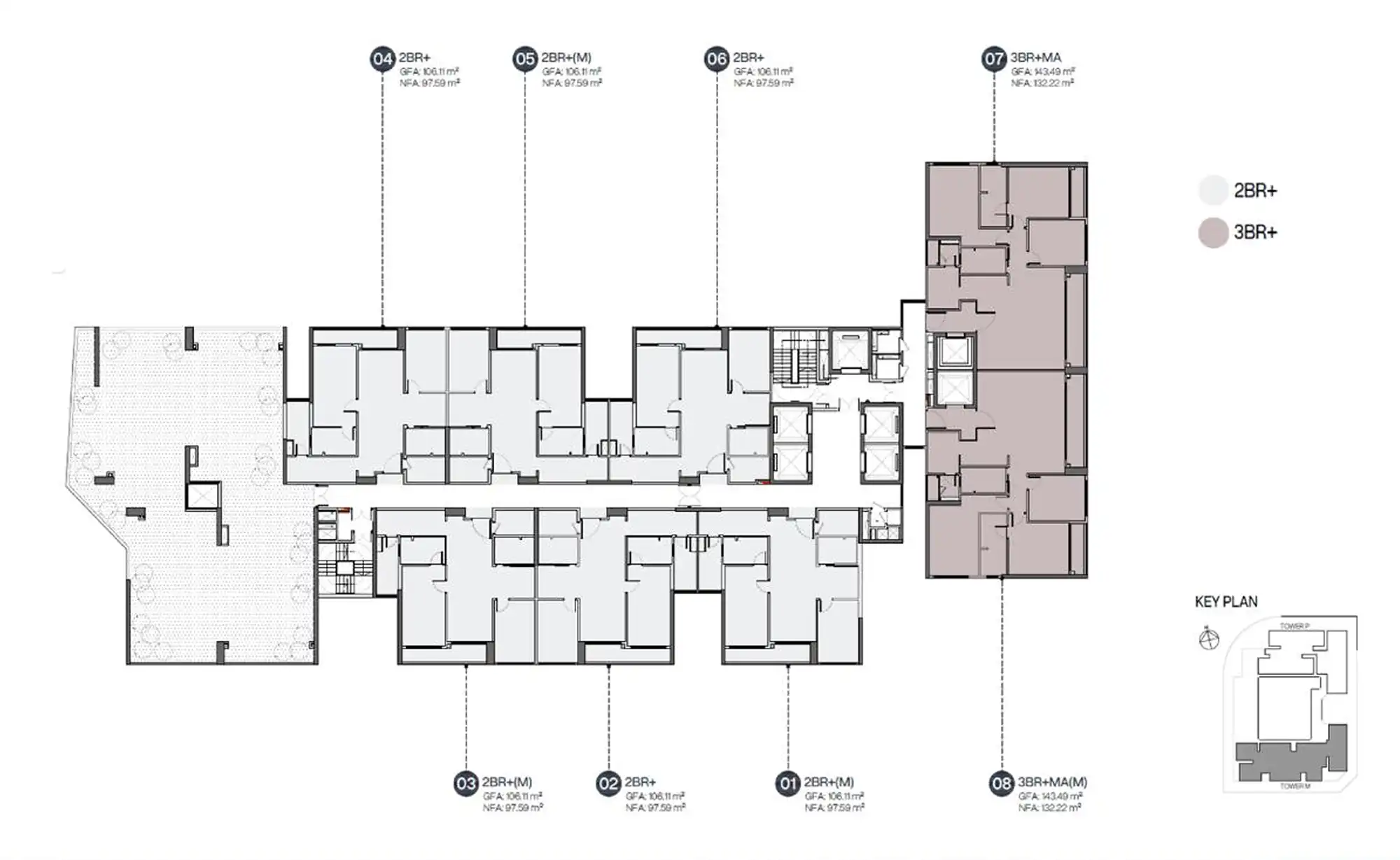 Layout thiết kế & thực tế căn hộ M-1306 - Ảnh 3