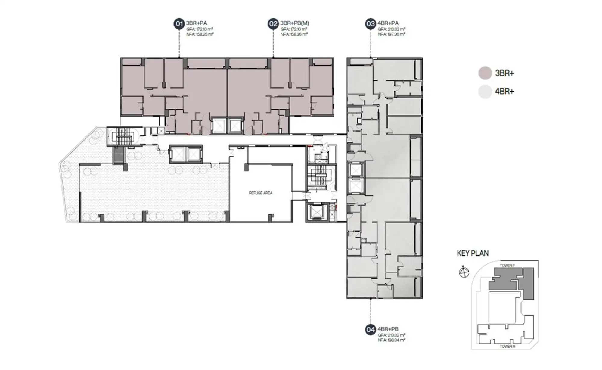 Layout thiết kế & thực tế căn hộ P-2001 - Ảnh 3