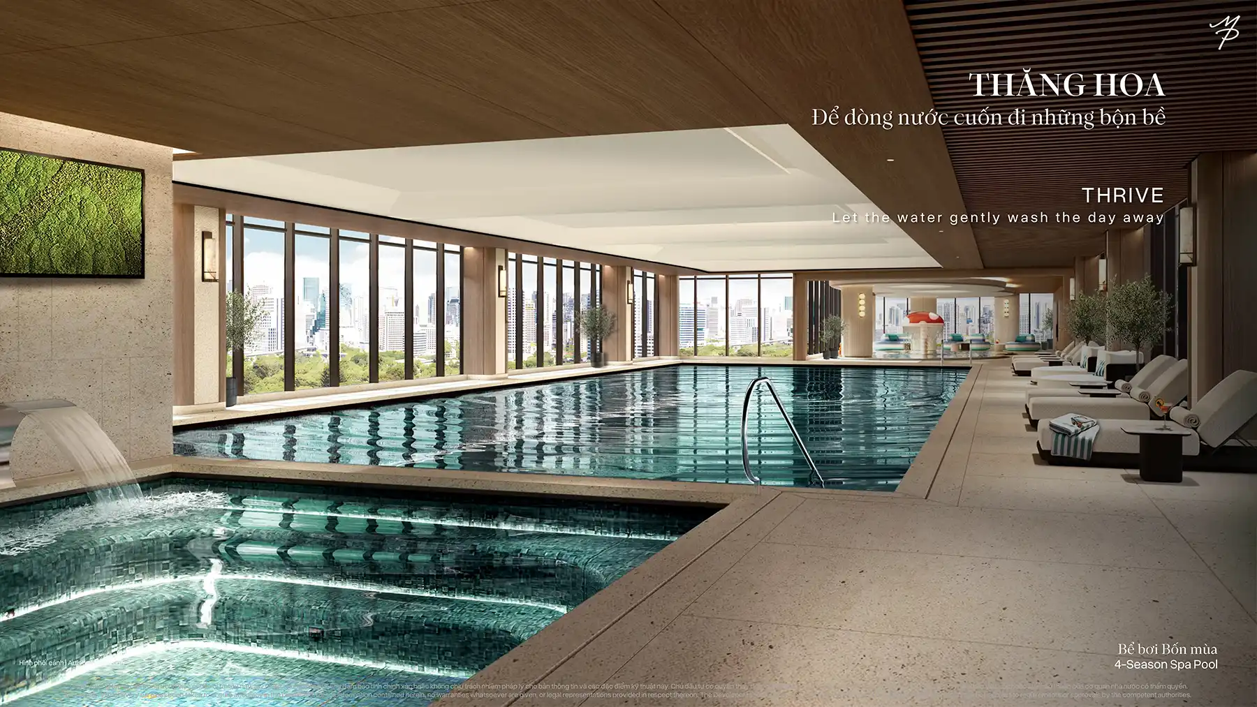 Bể bơi bốn mùa Maison Privée