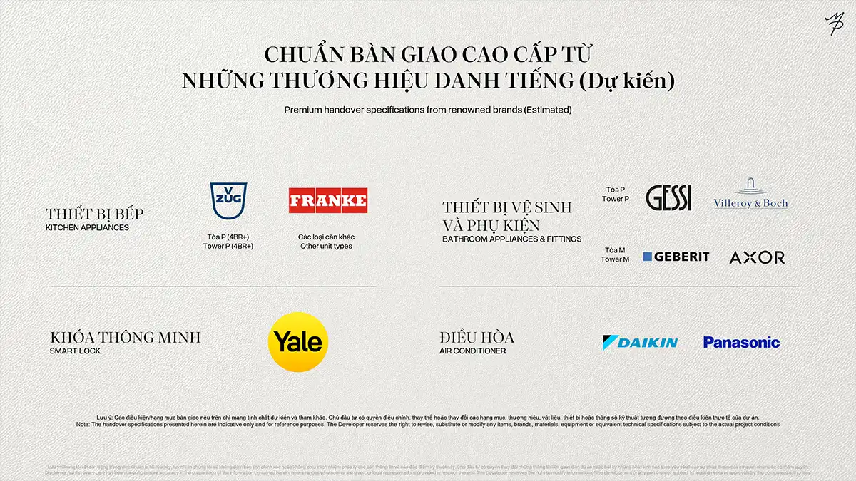 Capitaland công bố danh sách dự kiến những thương hiệu bàn giao tại Maison Privée