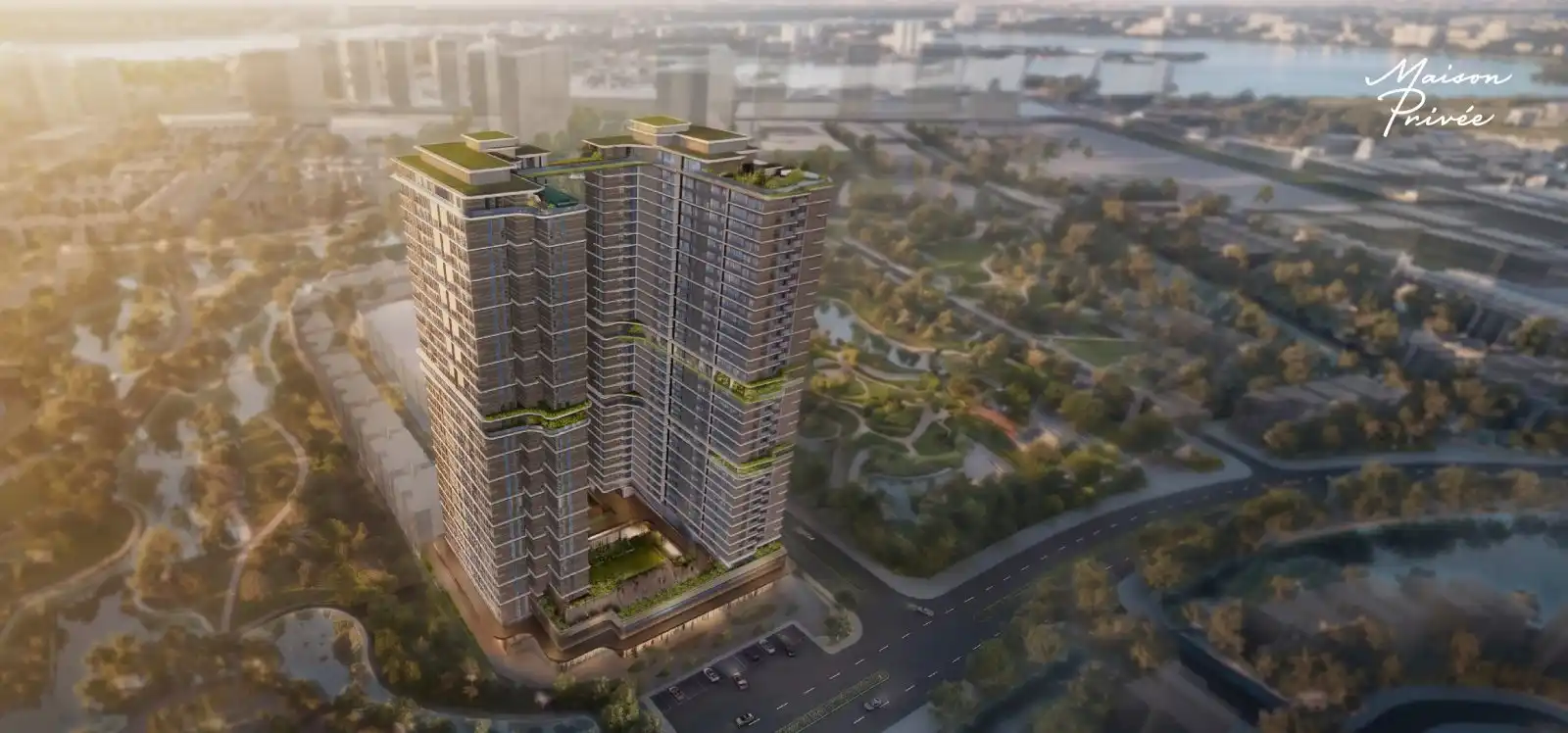 Phối cảnh tổng thể dự án Maison Privée tại Ciputra Hà Nội