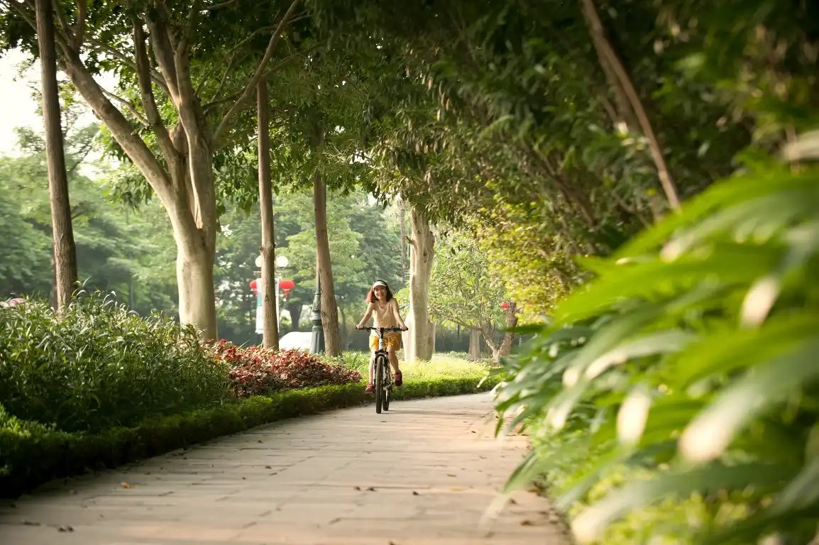 Tuyến đường Eco-path hơn 7km tại Ciputra Hà Nội