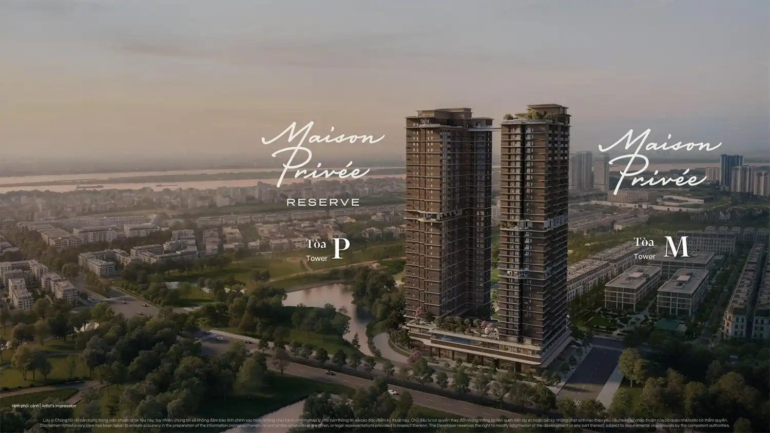 Phối cảnh kiến trúc hiện đại và ngôn ngữ thiết kế tiết chế tại Maison Privée